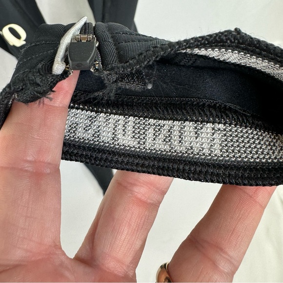 Pearl Izumi Medium Black Thermal Fleece Cycling Tights Padded drawstring NWOT - Picture 9 of 11